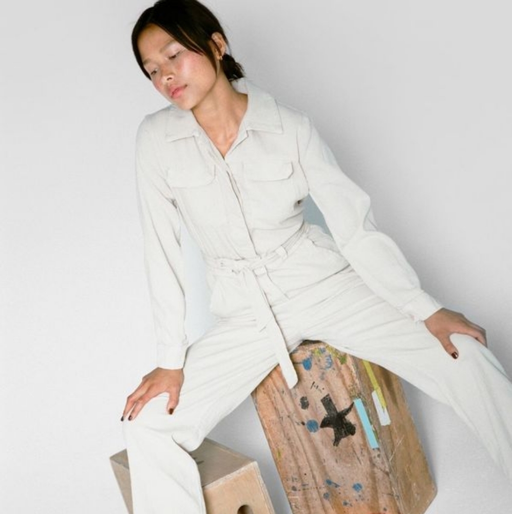 Lacausa Ludlow cream jumpsuit